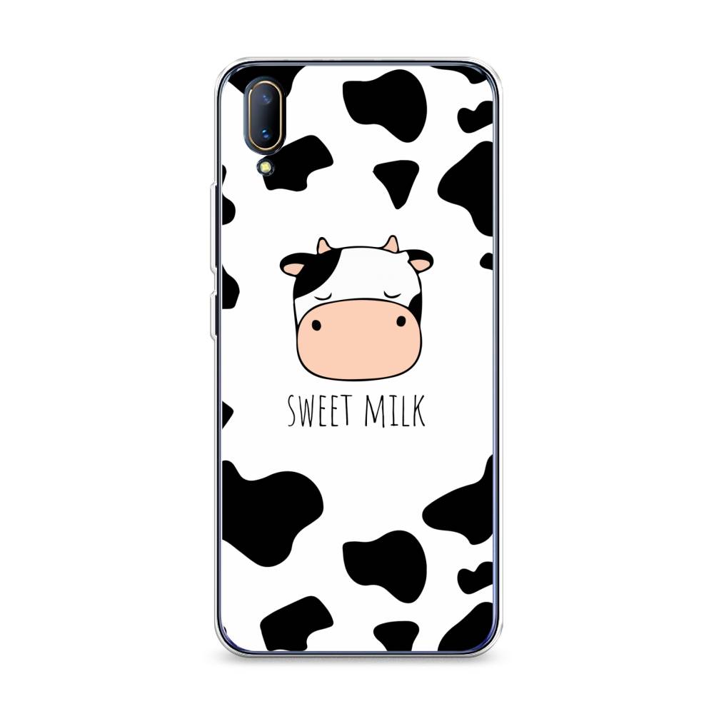 

Чехол на Vivo V11 "Sweet milk", Розовый;белый;черный, 260850-1