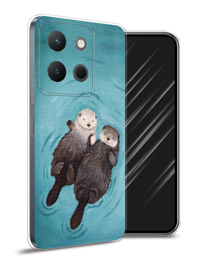 

Чехол Awog на Vivo Y36 4G "Парочка бобров", Голубой, 269250-1