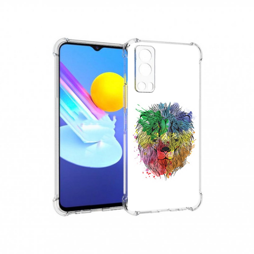 

Чехол MyPads Tocco для Vivo Z3 разноцветный гордый лев (PT226973.411.573), Прозрачный, Tocco