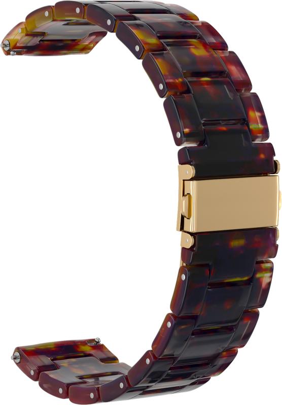 

Ремешок из смолы GSMIN Farl 20 для Amazfit Bip U / Bip U Pro (Черно-оранжевый)