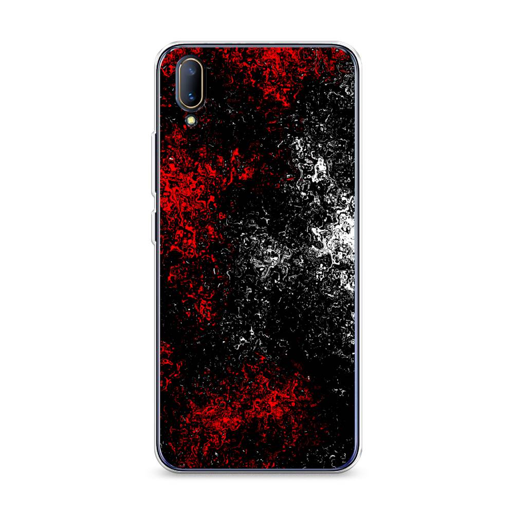 

Чехол на Vivo V11 "Монотипия", Красный;черный;белый, 260850-3