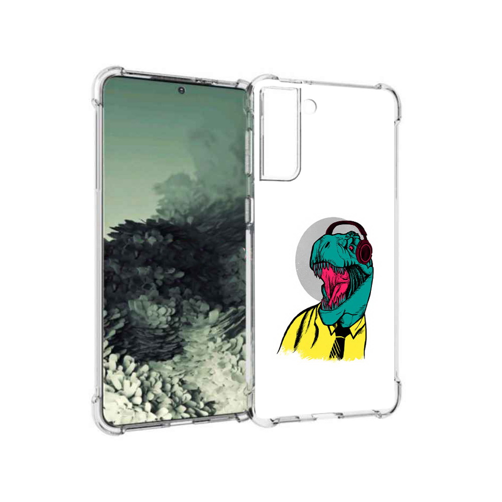 

Чехол MyPads Tocco для Samsung Galaxy S21+ дино (PT157355.533.326), Прозрачный, Tocco