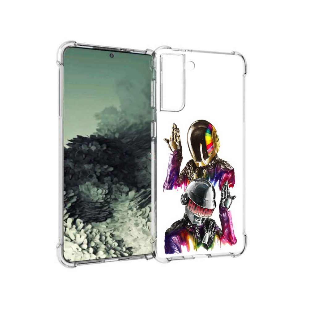 

Чехол MyPads Tocco для Samsung Galaxy S21+ диско космонавты (PT157355.533.329), Прозрачный, Tocco
