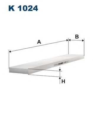 

Фильтр салона FILTRON k1024, Фильтр салона FILTRON k1024 FILTRON k1024