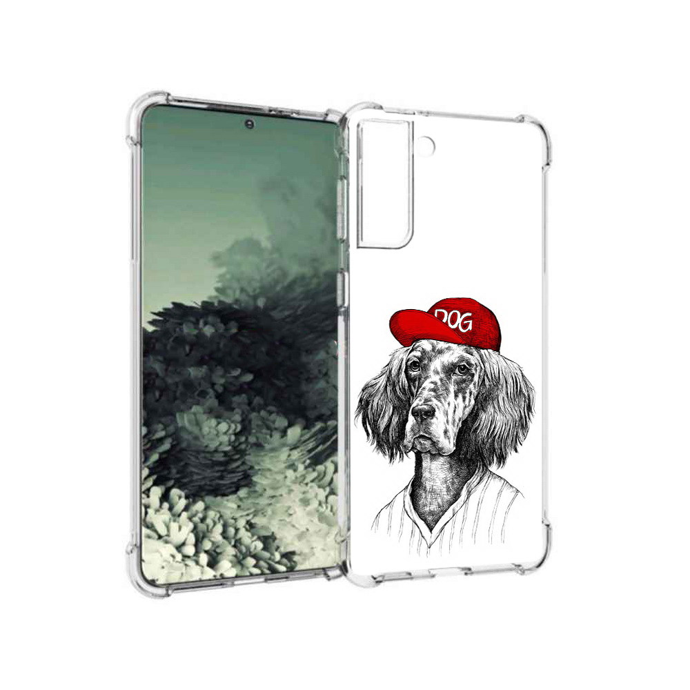 

Чехол MyPads Tocco для Samsung Galaxy S21+ дог (PT157355.533.333), Прозрачный, Tocco