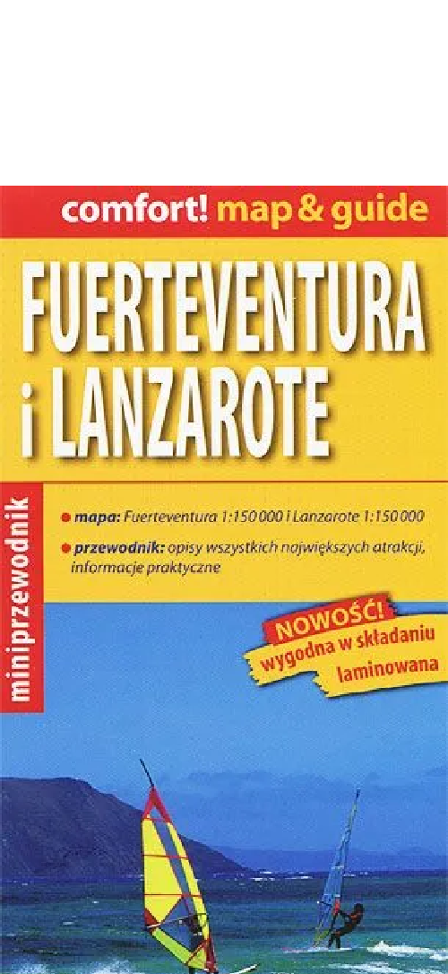 

Складная карта Фуэртевентура, Лансароте