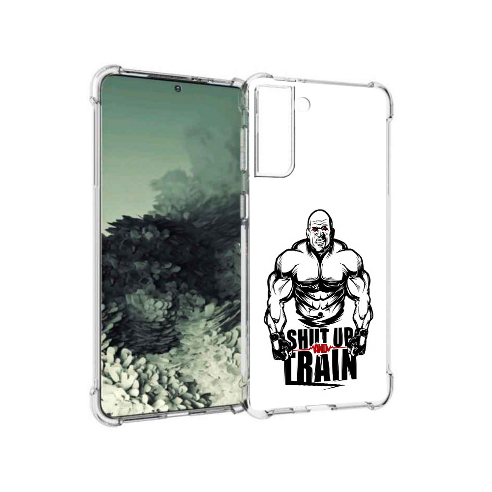 

Чехол MyPads Tocco для Samsung Galaxy S21+ здоровое тело (PT157355.533.356), Прозрачный, Tocco