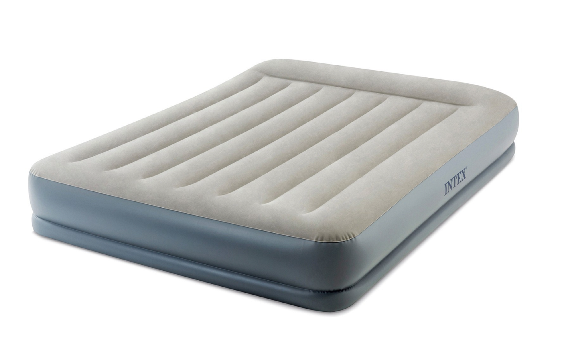 Надувная кровать Intex Pillow Rest Queen Fiber-Tech 152х203х30 см насос встроен 220