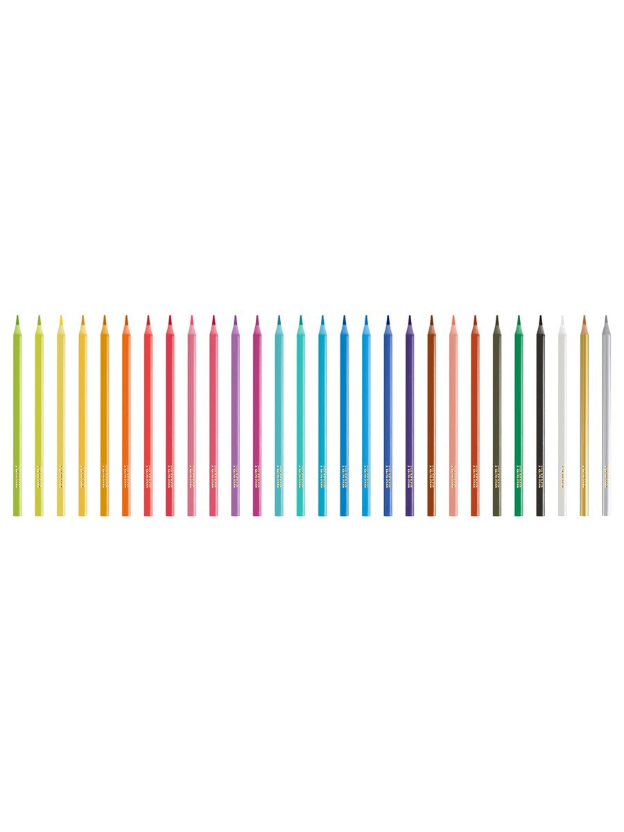 Карандаши цветные Гамма Мультики 19012324 пластиковые трехгранные 26 цветов