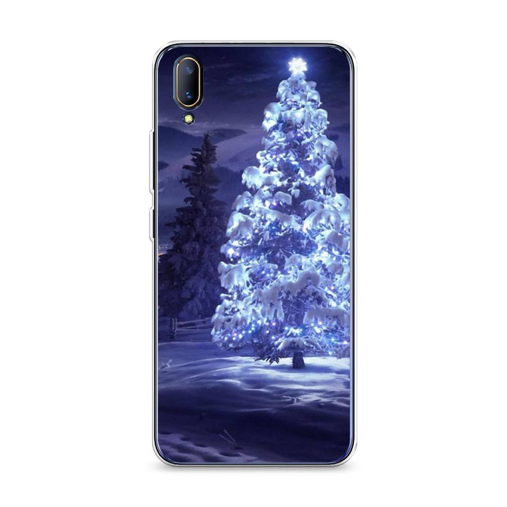 

Чехол на Vivo V11 "Зима 4", Синий;черный;белый, 260850-2