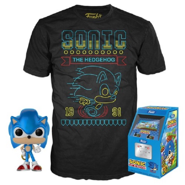 фото Набор funko sonic the hedgehog - pop! tees (фигурка / футболка)