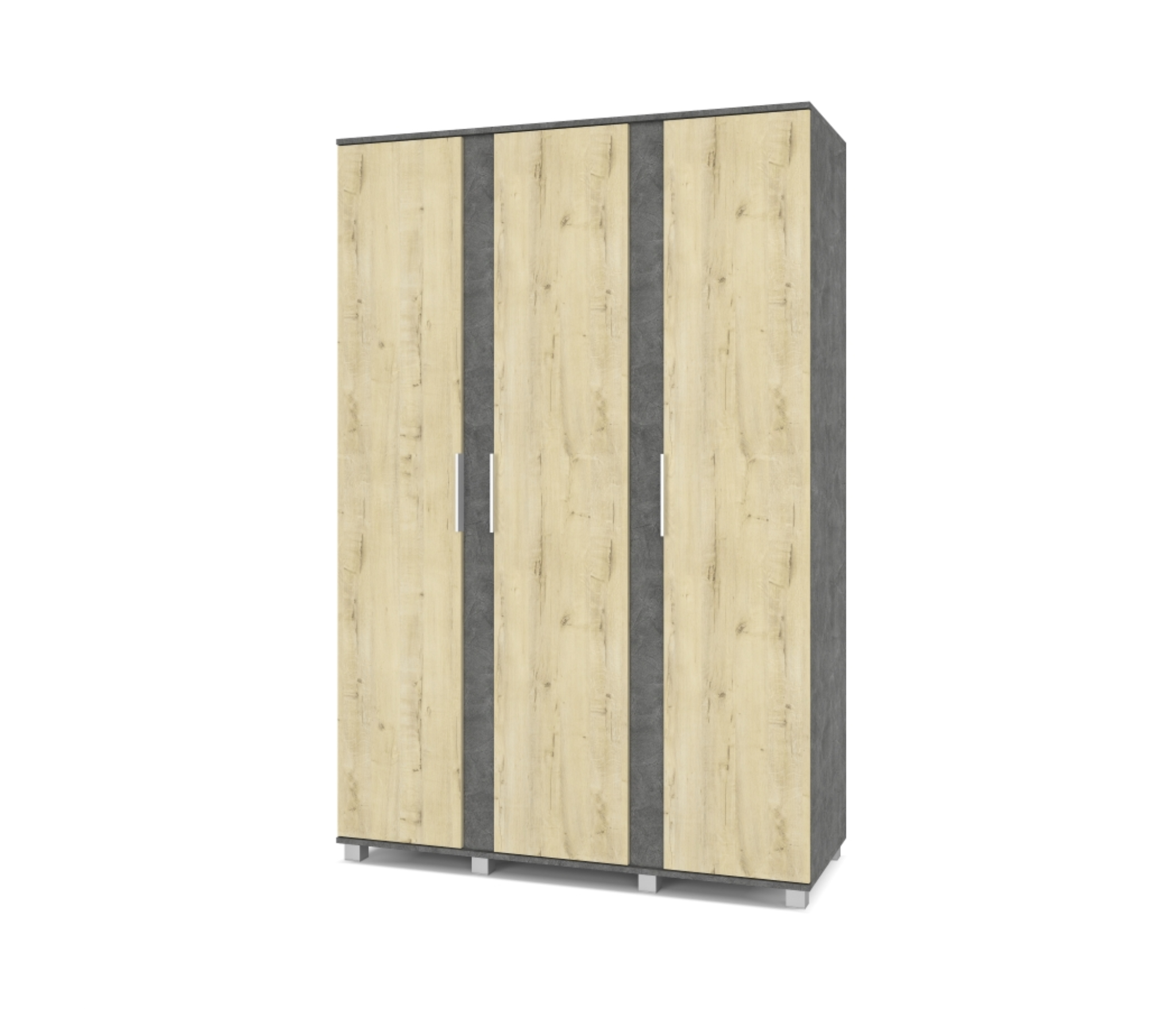 

Шкаф Дай Мебель Дарина П31 МГ.1265 Камень темный/Ирландский дуб, Желтый, Шкаф 3-х ств. Б/З Дарина П31