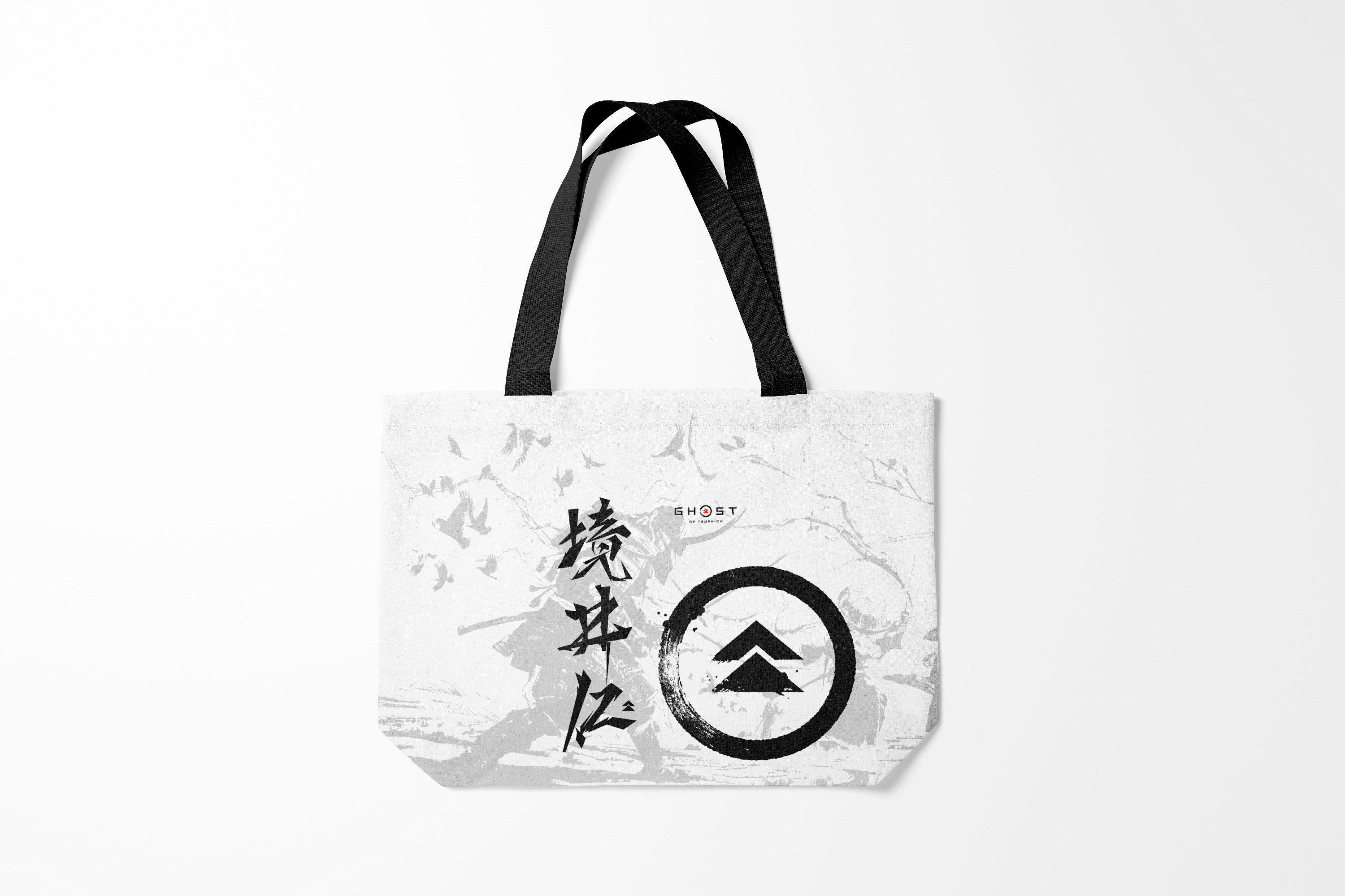 

Сумка шoппер унисекс Burnettie Ghost of Tsushima, белый, Ghost of Tsushima