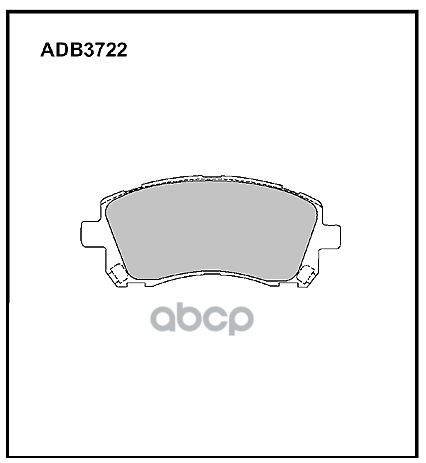 

Тормозные колодки ALLIED NIPPON передние дисковые ADB3722