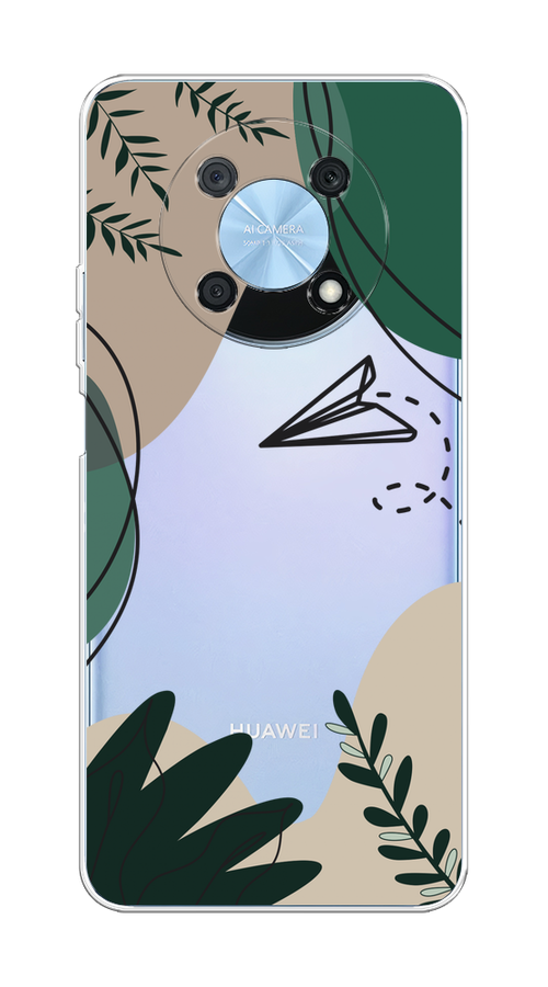 

Чехол на Huawei Nova Y90 "Secret Garden", Зеленый;бежевый;черный, 6109350-1