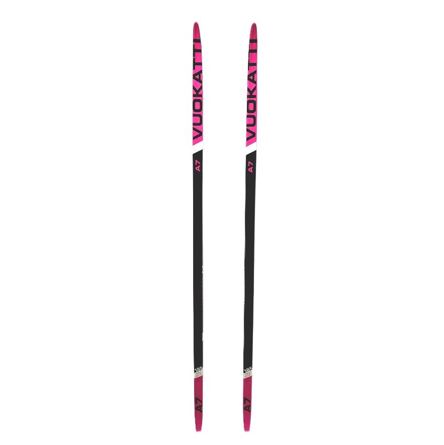 фото Лыжи беговые 185 см vuokatti wax black/magenta novasport