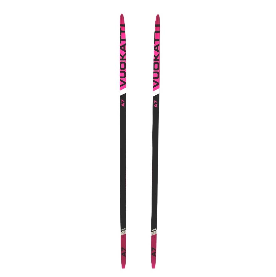 Лыжи беговые 190 см VUOKATTI Wax Black/Magenta