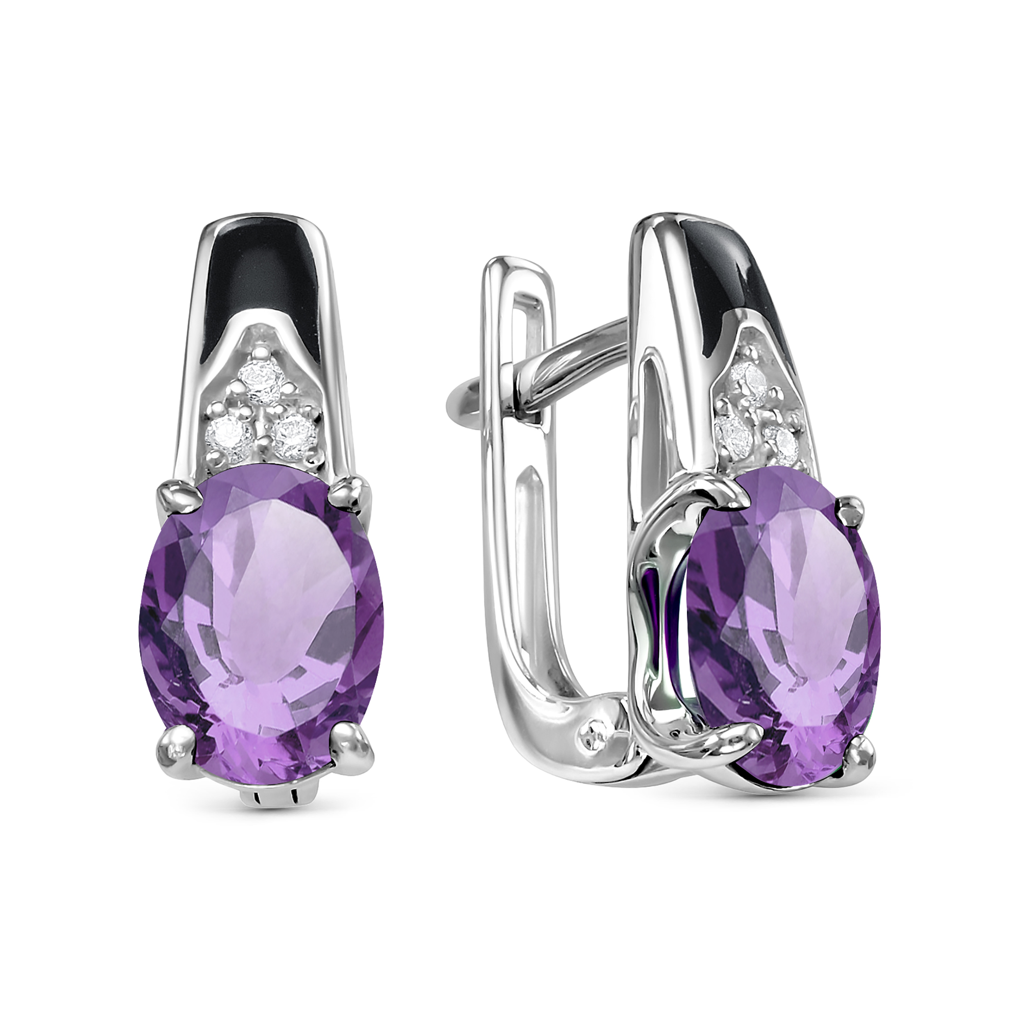 

Серьги из серебра с фианитом АЛЬКОР 02-1459/0М30-00, 02-1459/0М30-00