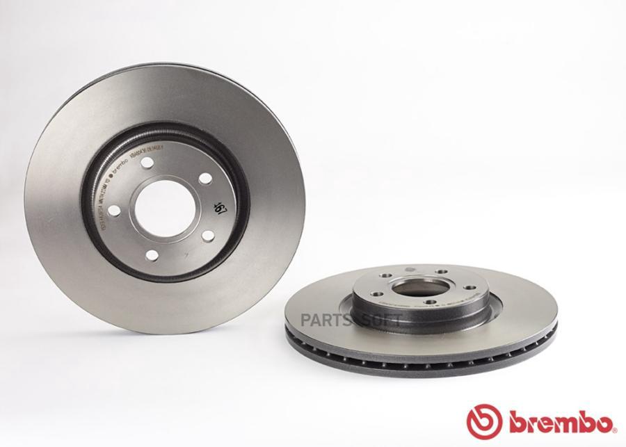 

Тормозной диск brembo передний R16 для Volvo S40, V50 2004- 9946811