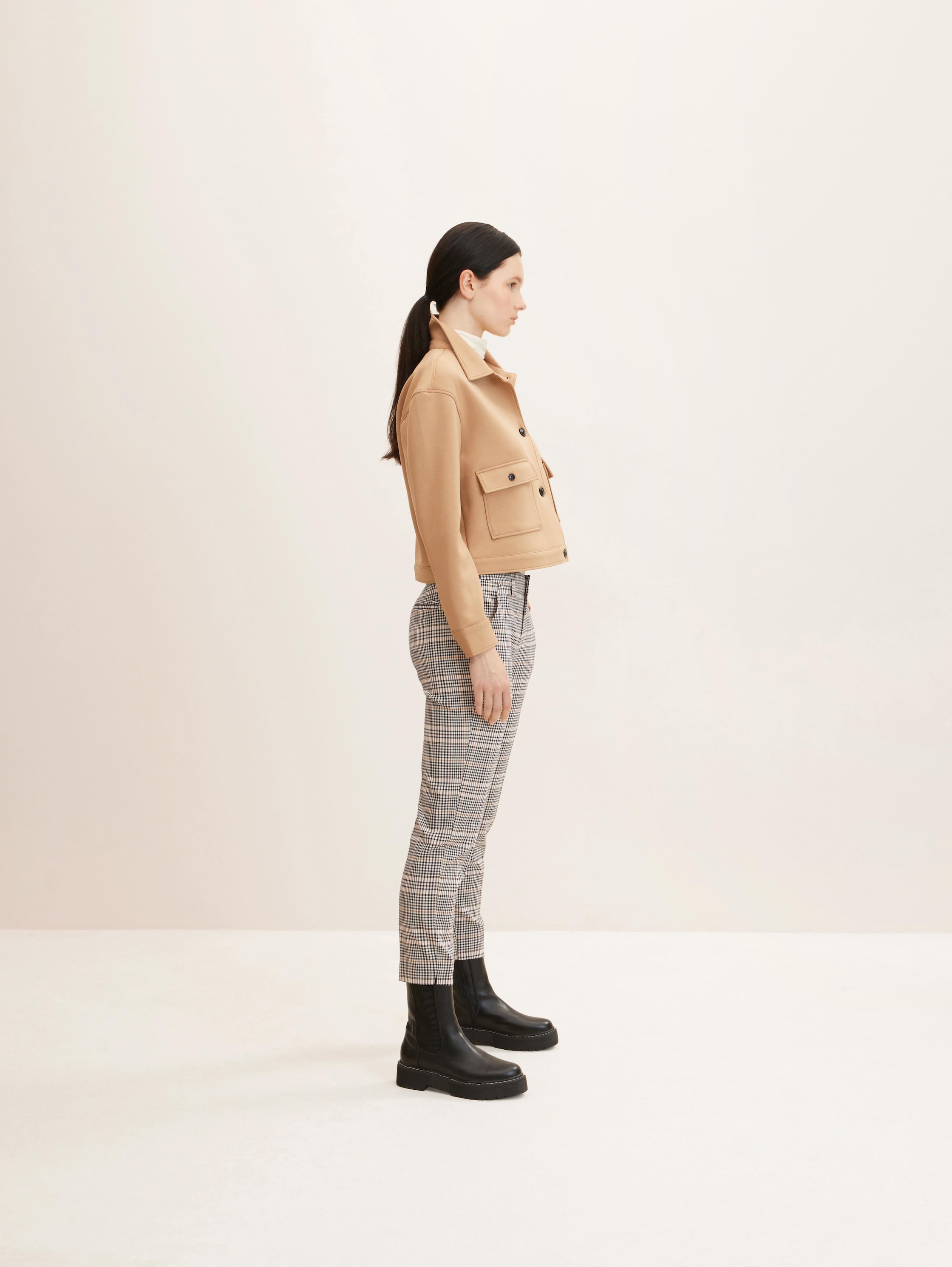 

Брюки женские TOM TAILOR 1033599 серые L, 1033599