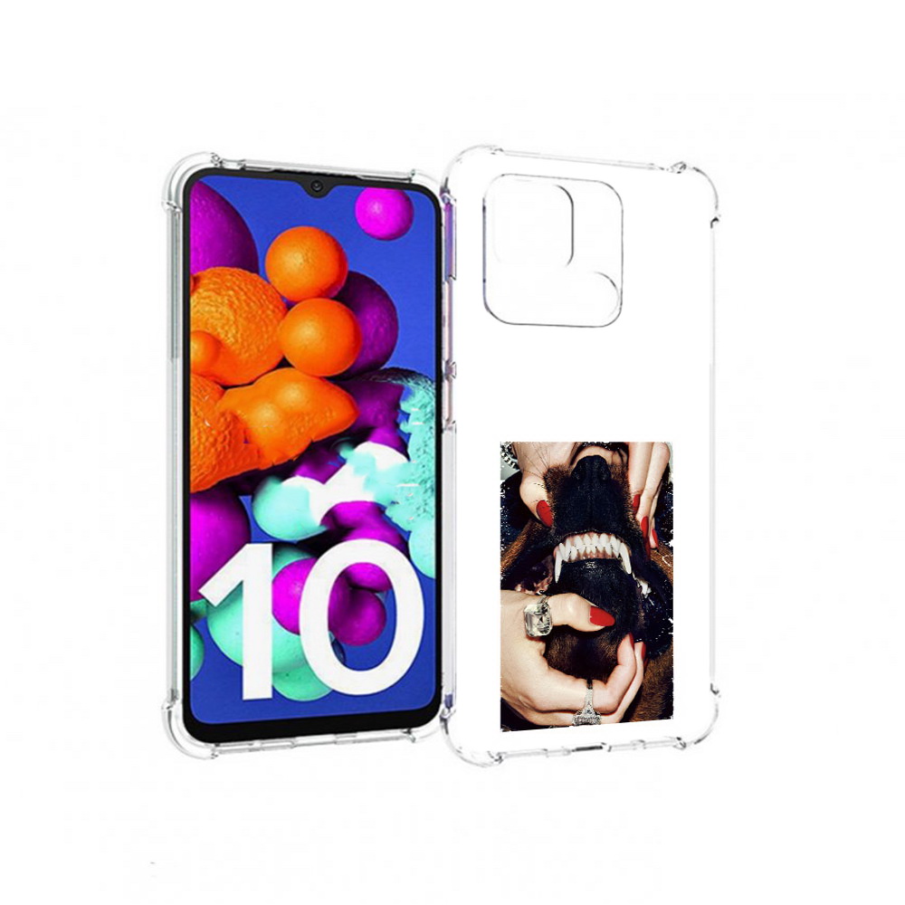 

Чехол MyPads Tocco для Xiaomi Redmi 10C маникюр, Прозрачный, Tocco