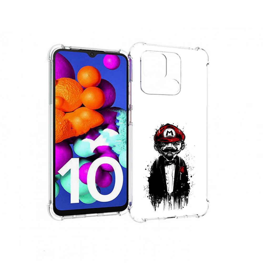 

Чехол MyPads Tocco для Xiaomi Redmi 10C марио, Прозрачный, Tocco