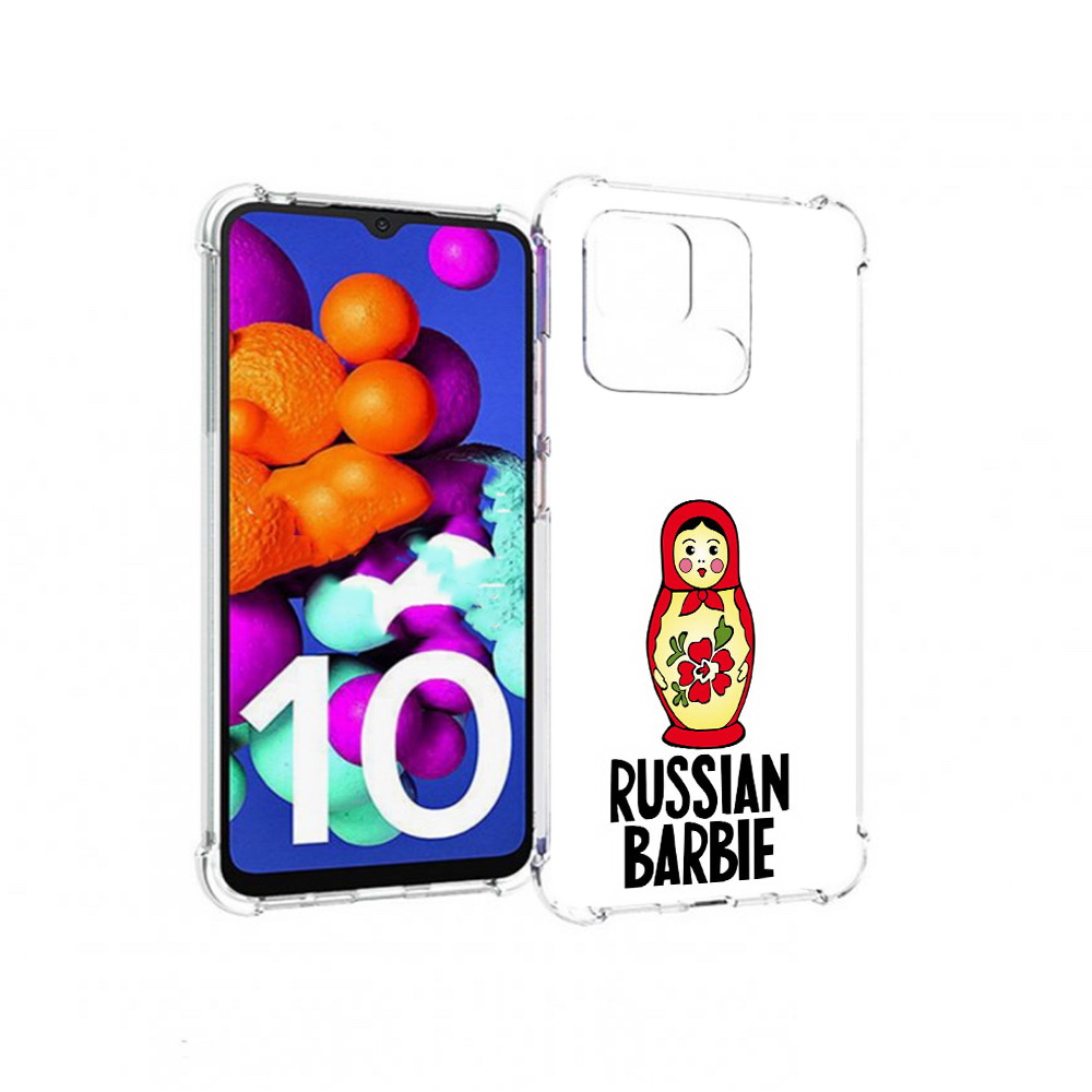 

Чехол MyPads Tocco для Xiaomi Redmi 10C матрешка, Прозрачный, Tocco