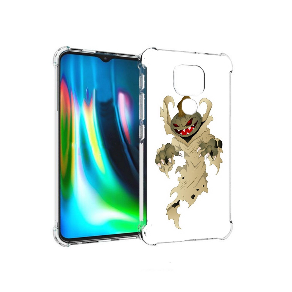 

Чехол MyPads Tocco для Motorola Moto E7 Plus призрак хэллоуина (PT155921.339.555), Прозрачный, Tocco