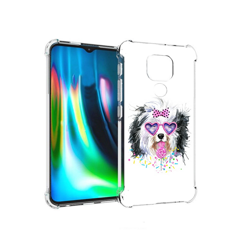 

Чехол MyPads Tocco для Motorola Moto E7 Plus пушистик (PT155921.339.559), Прозрачный, Tocco