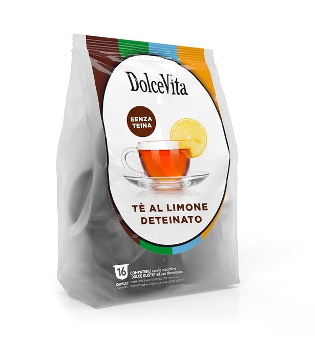 Капсулы Dolce Vita  для кофемашин Dolce Gusto TE AL LIMONE, 16 капсул