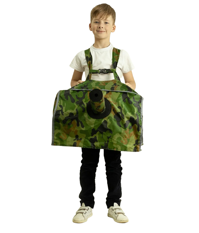 фото Костюм карнавальный вини костюм каркасный танк детский р.