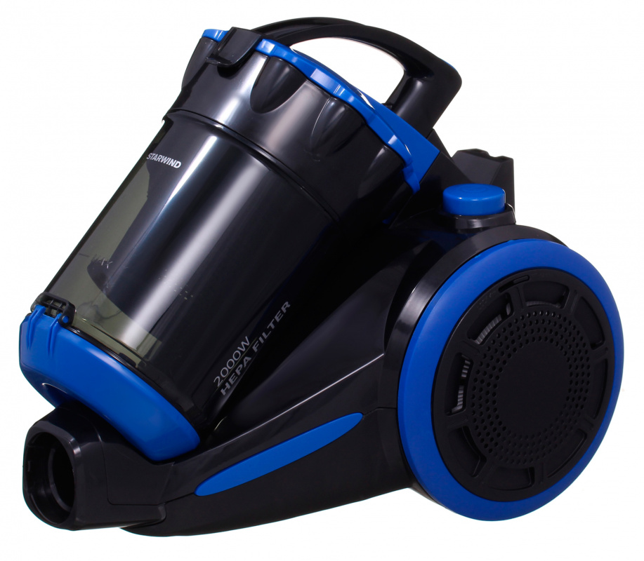Пылесос STARWIND SCV2030 черный, синий пылесос с контейнером для пыли starwind