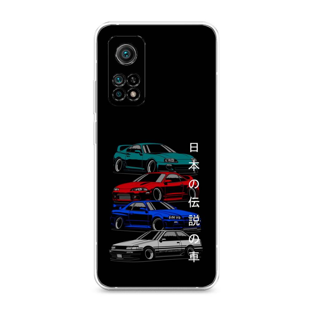 

Чехол Awog на Xiaomi Mi 10T/Mi 10T Pro "JDM Legend cars", Разноцветный, 39350-5