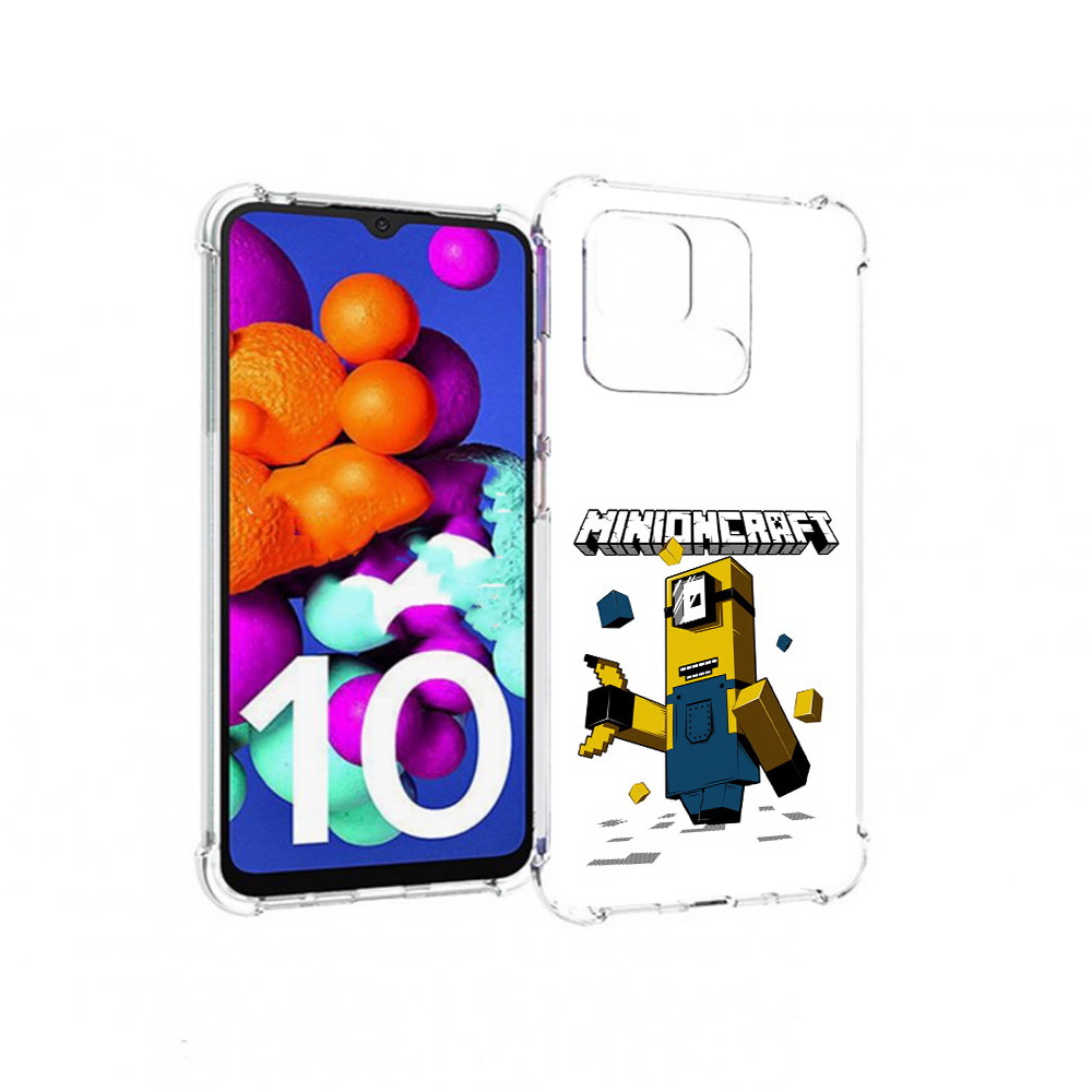 

Чехол MyPads Tocco для Xiaomi Redmi 10C миньон, Прозрачный, Tocco