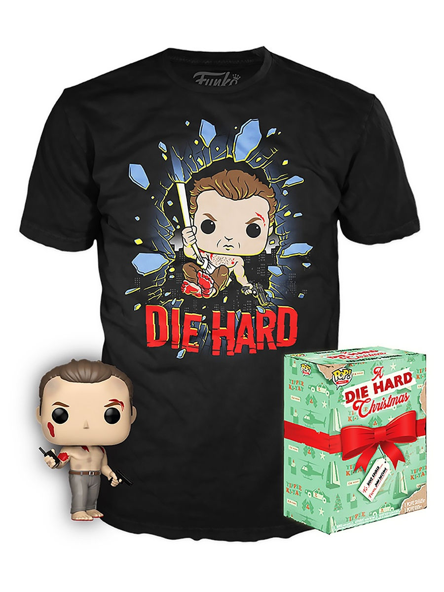 фото Набор funko die hard - pop! tees (фигурка / футболка) (размер m)