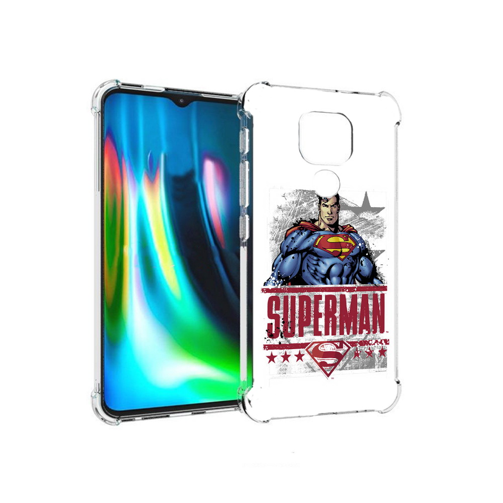 

Чехол MyPads Tocco для Motorola Moto E7 Plus рисунок супермен (PT155921.339.583), Прозрачный, Tocco