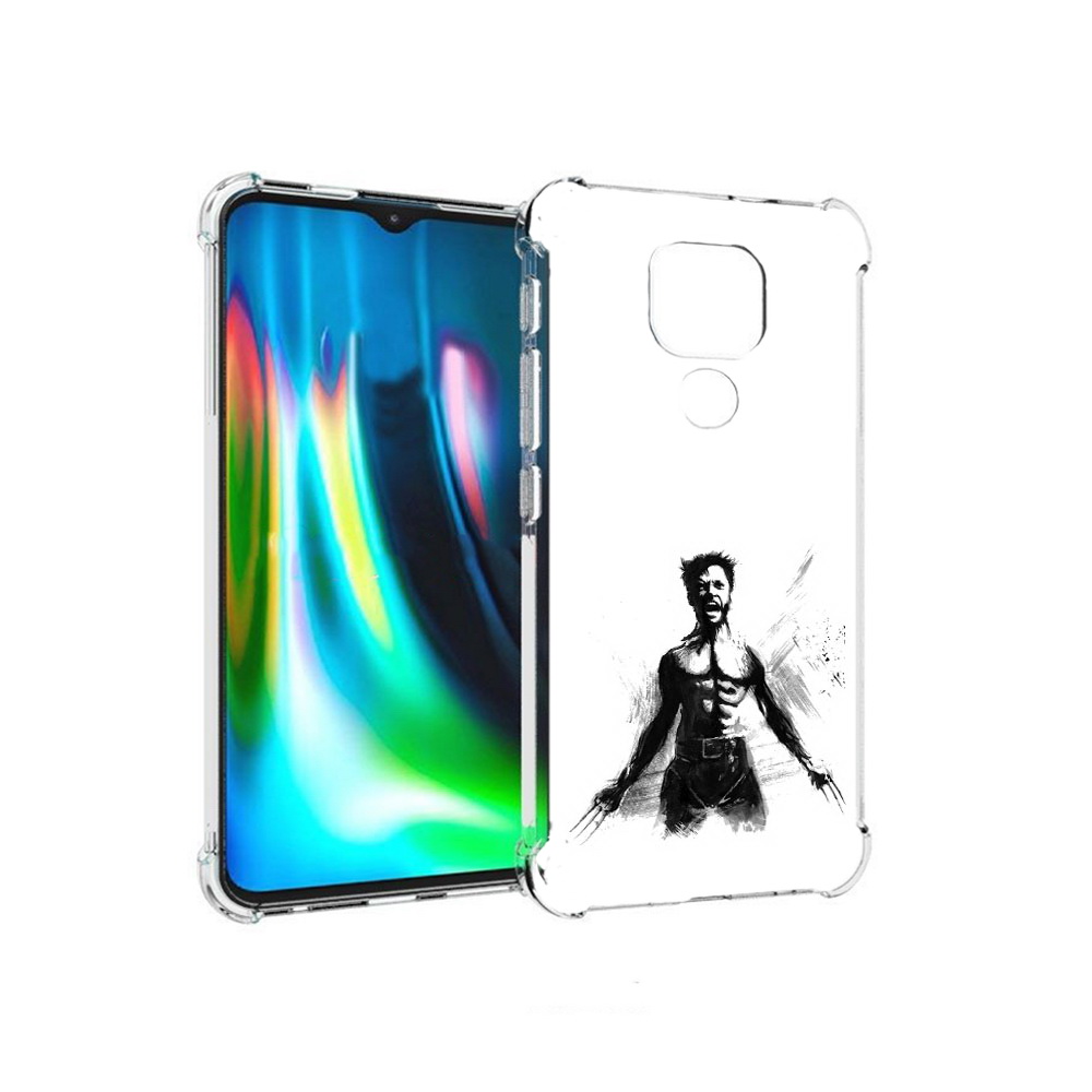 

Чехол MyPads Tocco для Motorola Moto E7 Plus росомаха (PT155921.339.587), Прозрачный, Tocco