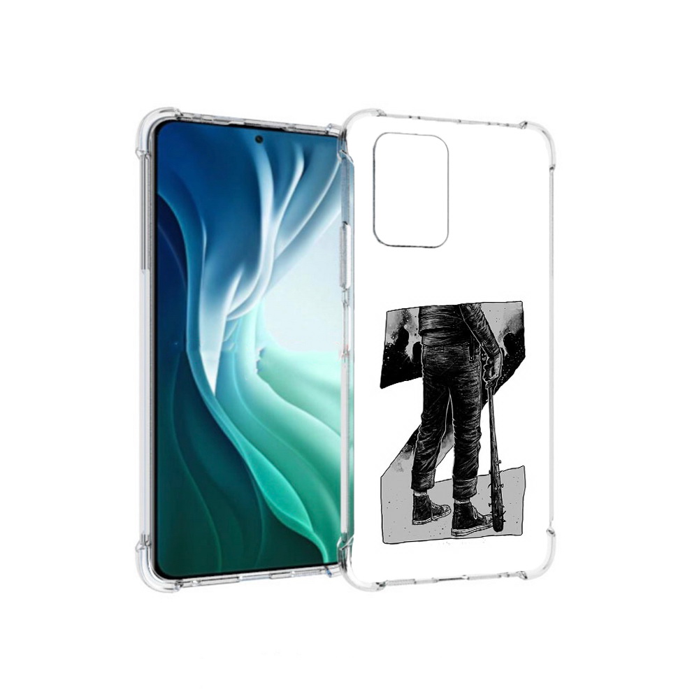

Чехол MyPads Tocco для Xiaomi Redmi Note 10 Pro 5G воин черно белый (PT162244.283.265), Tocco