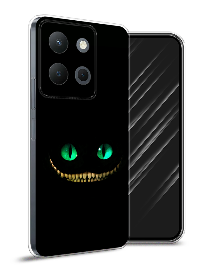 

Чехол Awog на Vivo Y36 4G "Зеленоглазый чеширский кот", Черный, 269250-1