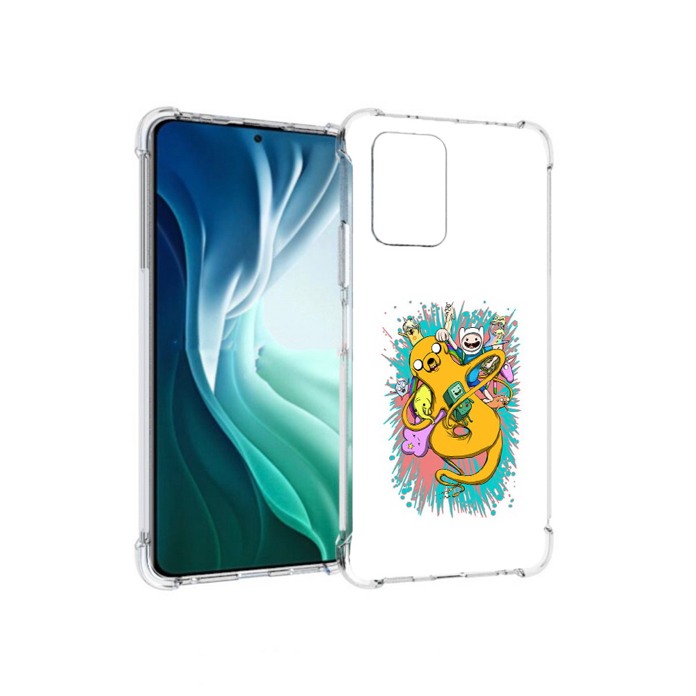 Чехол MyPads Tocco для Xiaomi Redmi Note 10 Pro 5G время приключений рисунок