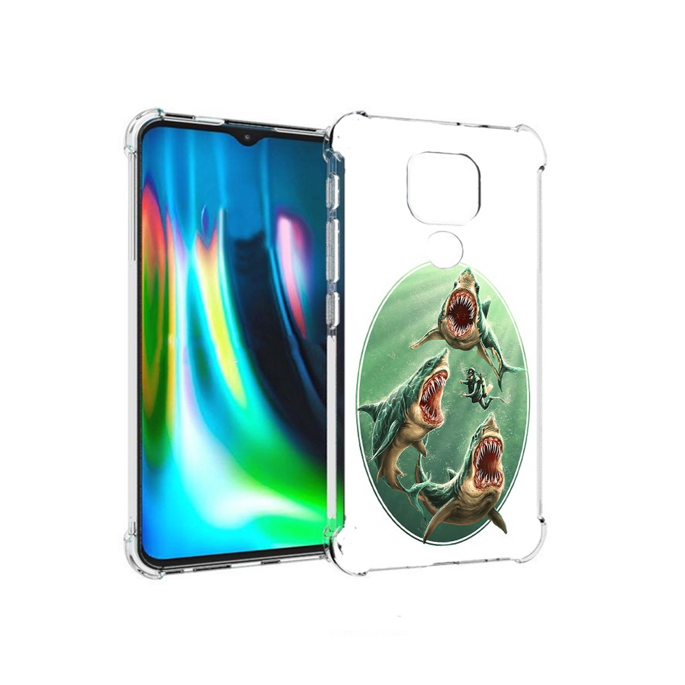 

Чехол MyPads Tocco для Motorola Moto E7 Plus синяя бездна (PT155921.339.600), Прозрачный, Tocco