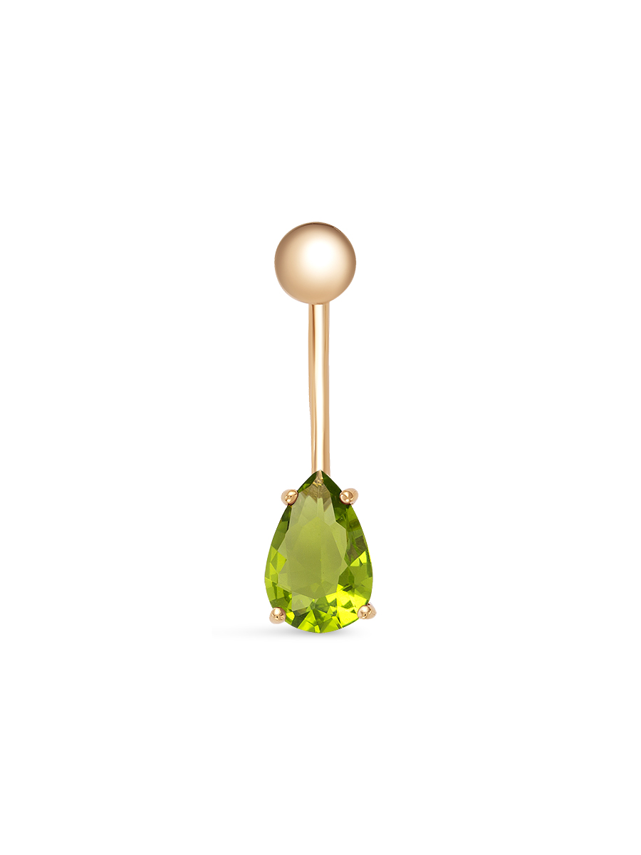 

Пирсинг из серебра с кварцем SamoroDki Jewelry 8-07-003-22з, 8-07-003-22з