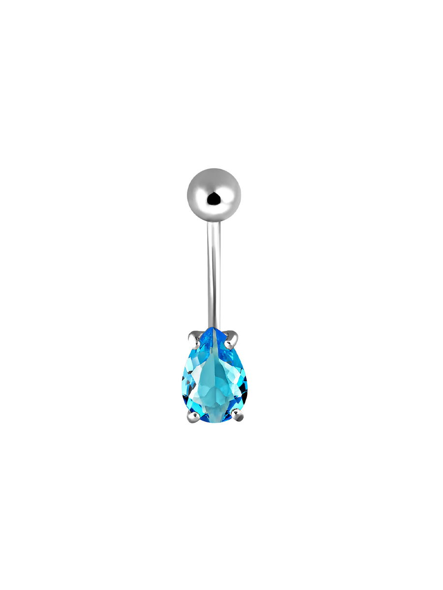 

Пирсинг из серебра с кварцем SamoroDki Jewelry 8-07-003-04р, 8-07-003-04р