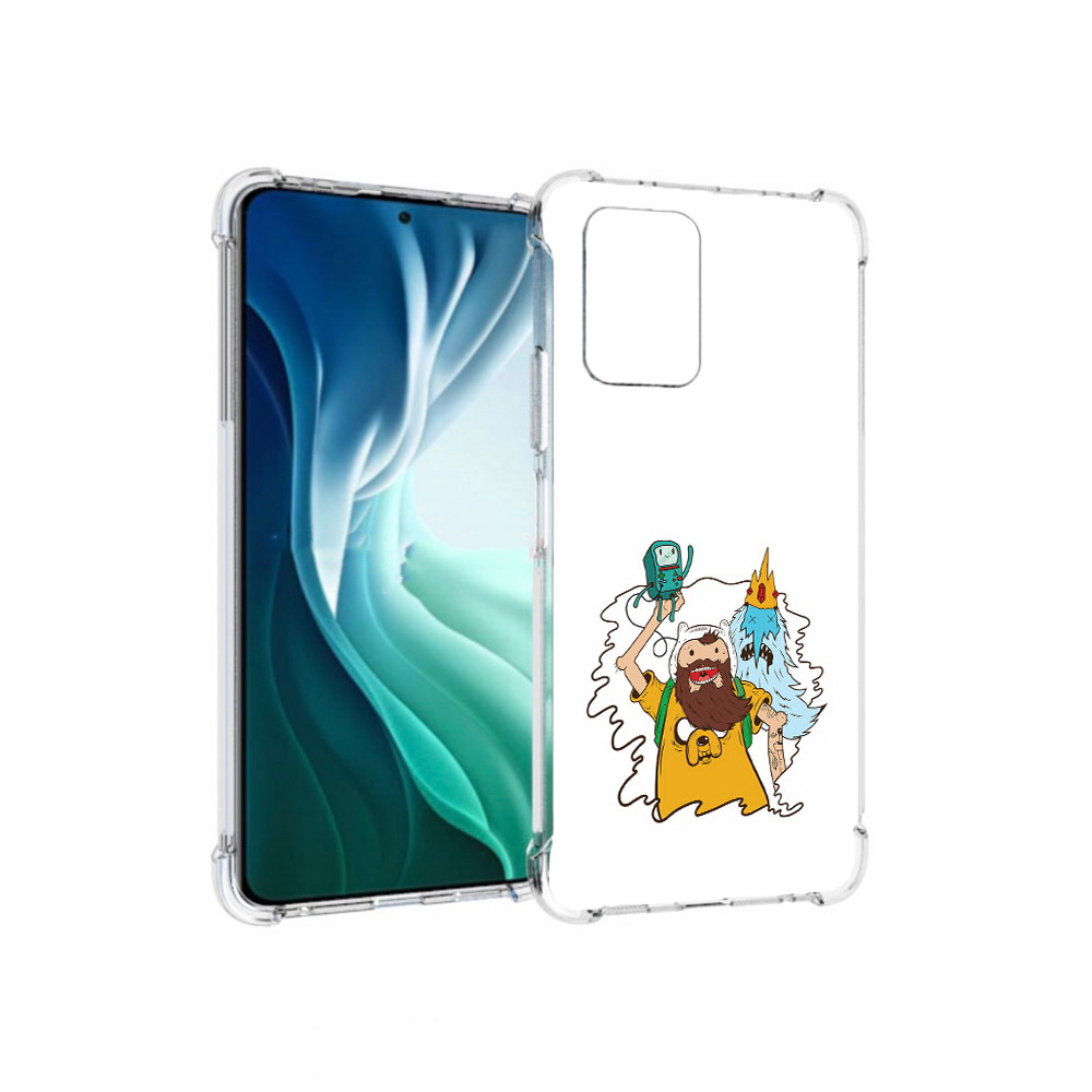 Чехол MyPads Tocco для Xiaomi Redmi Note 10 Pro 5G время приключений старый Финн