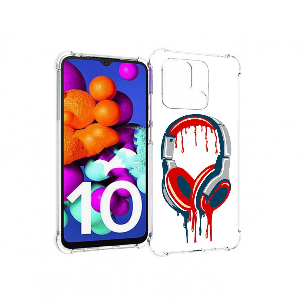 

Чехол MyPads Tocco для Xiaomi Redmi 10C не делай громко, Прозрачный, Tocco