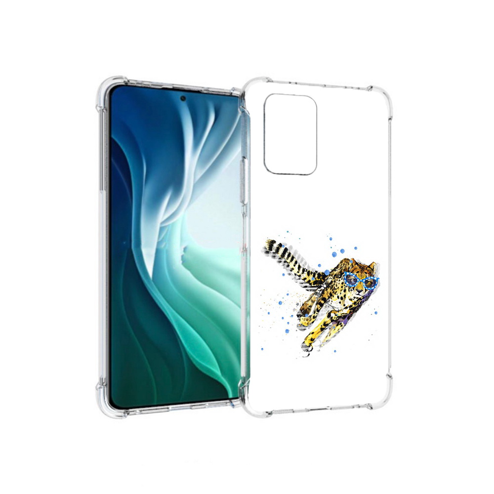 Чехол MyPads Tocco для Xiaomi Redmi Note 10 Pro 5G гепард в очках (PT162244.283.287)