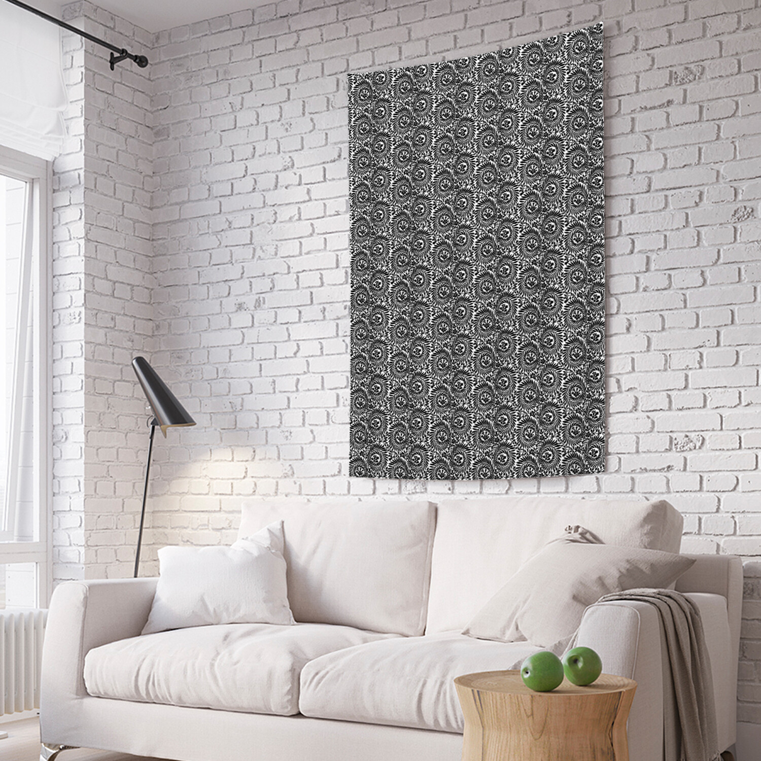

Вертикальное фотопанно на стену JoyArty Растительная спираль 150x200 см, Растительная спираль
