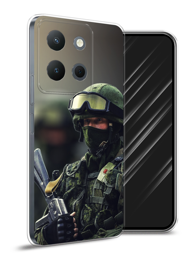 

Чехол Awog на Vivo Y36 4G "Солдат", Зеленый;серый, 269250-1