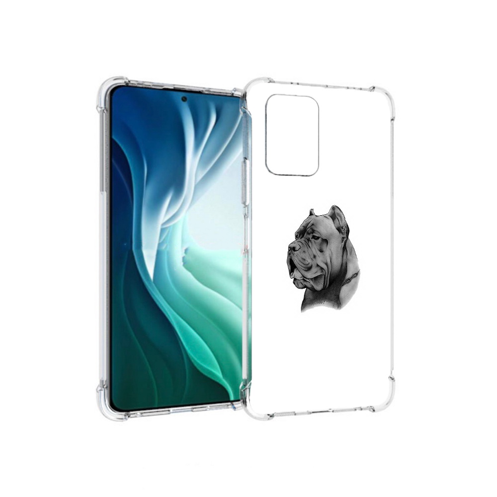 Чехол MyPads Tocco для Xiaomi Redmi Note 10 Pro 5G грозный бульдог (PT162244.283.300)