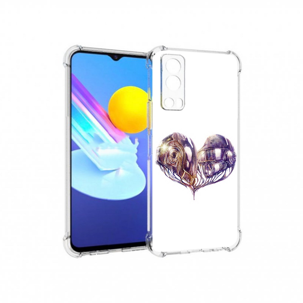 

Чехол MyPads Tocco для Vivo Z3 сердце абстракция (PT226973.411.596), Прозрачный, Tocco